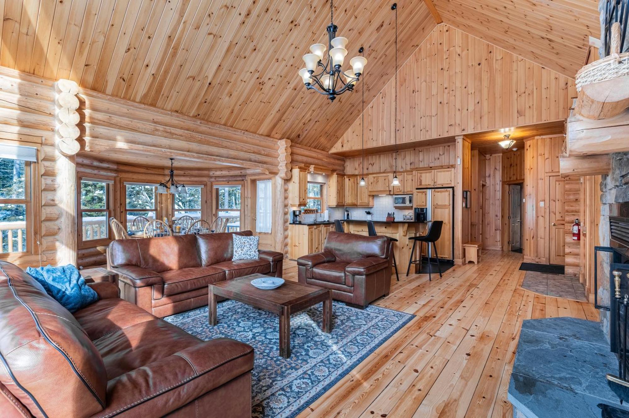 Mille-Isles Fiddler Lake Resort Chalet 76 Deer מראה חיצוני תמונה