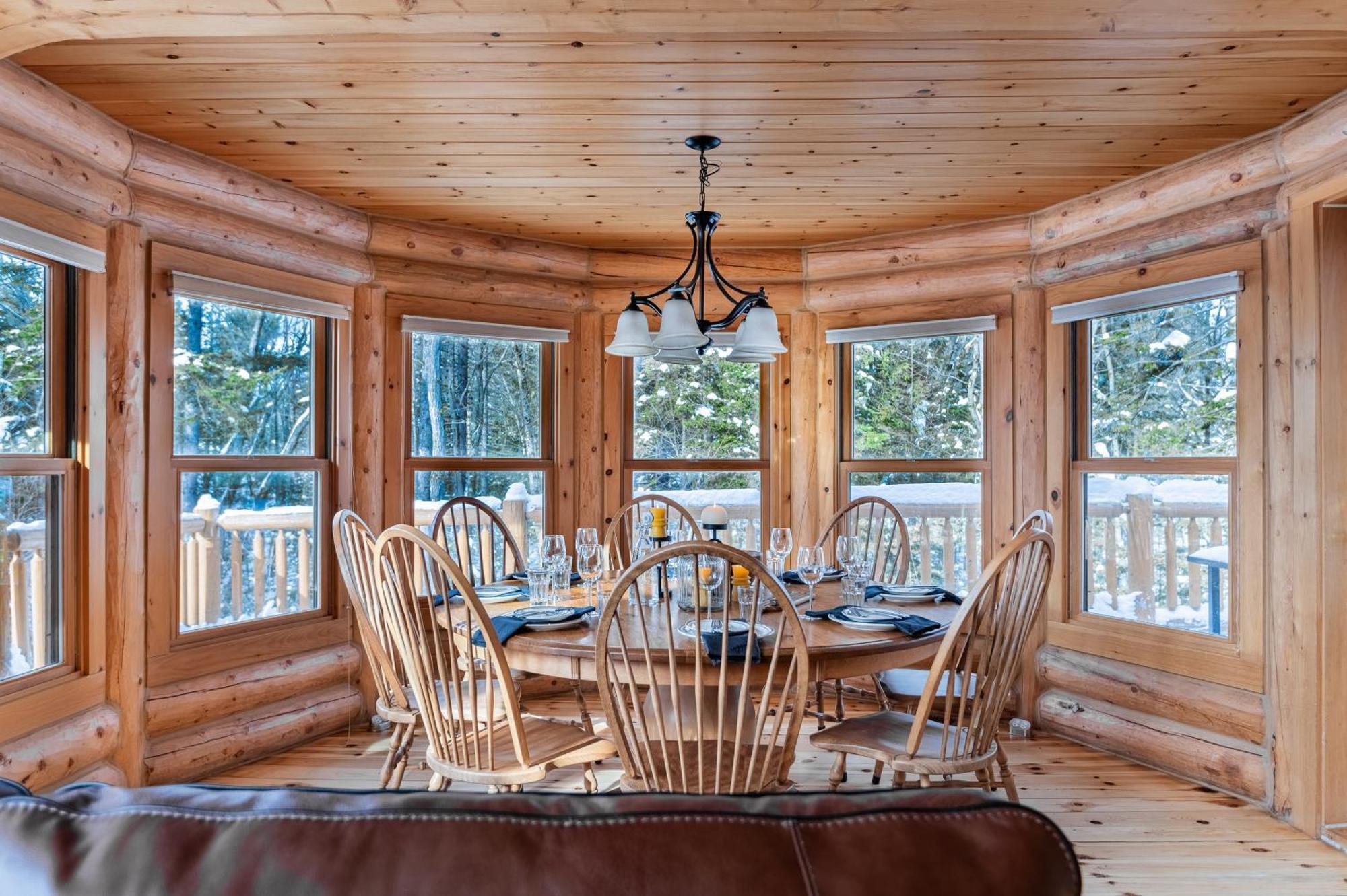 Mille-Isles Fiddler Lake Resort Chalet 76 Deer מראה חיצוני תמונה