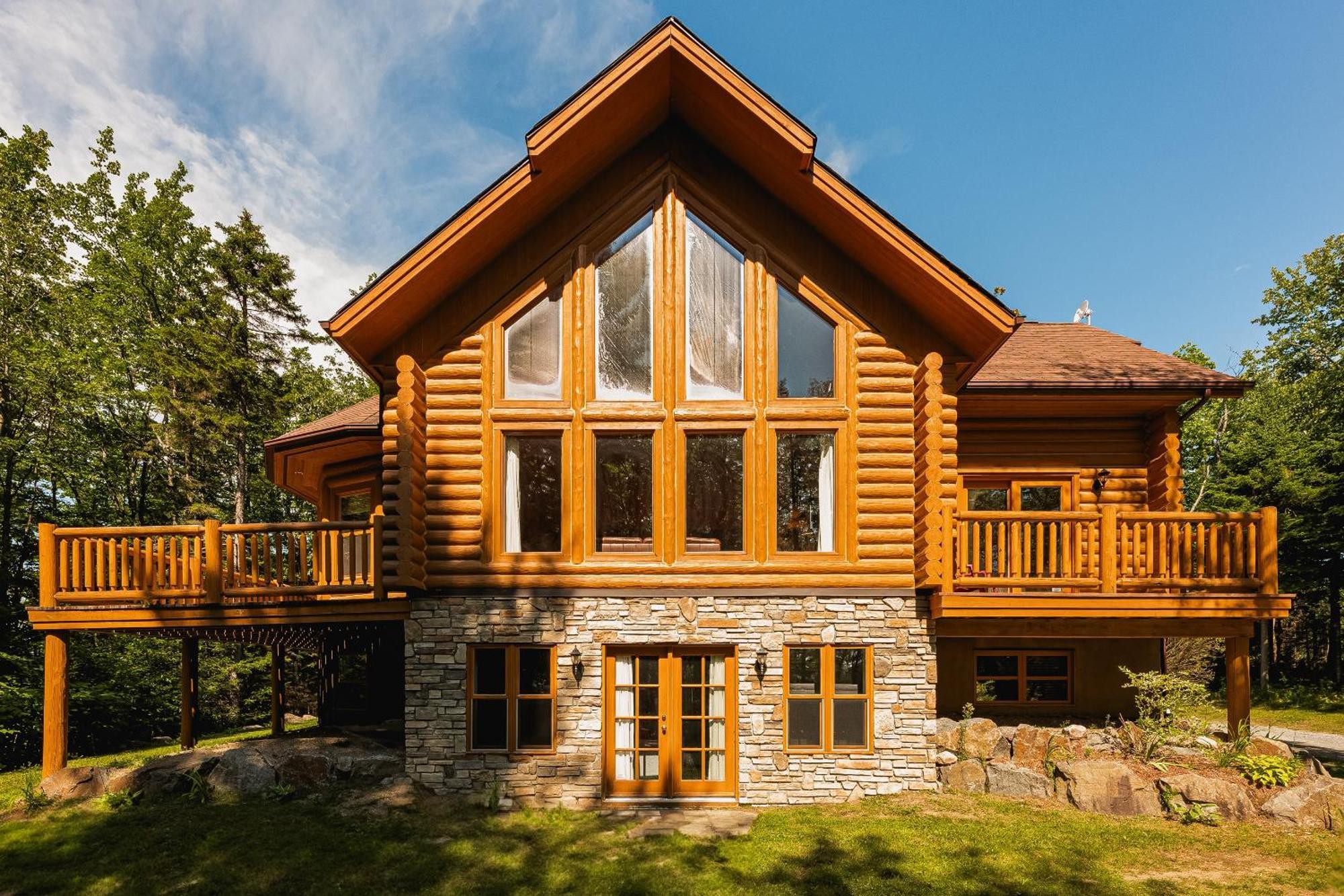 Mille-Isles Fiddler Lake Resort Chalet 76 Deer מראה חיצוני תמונה