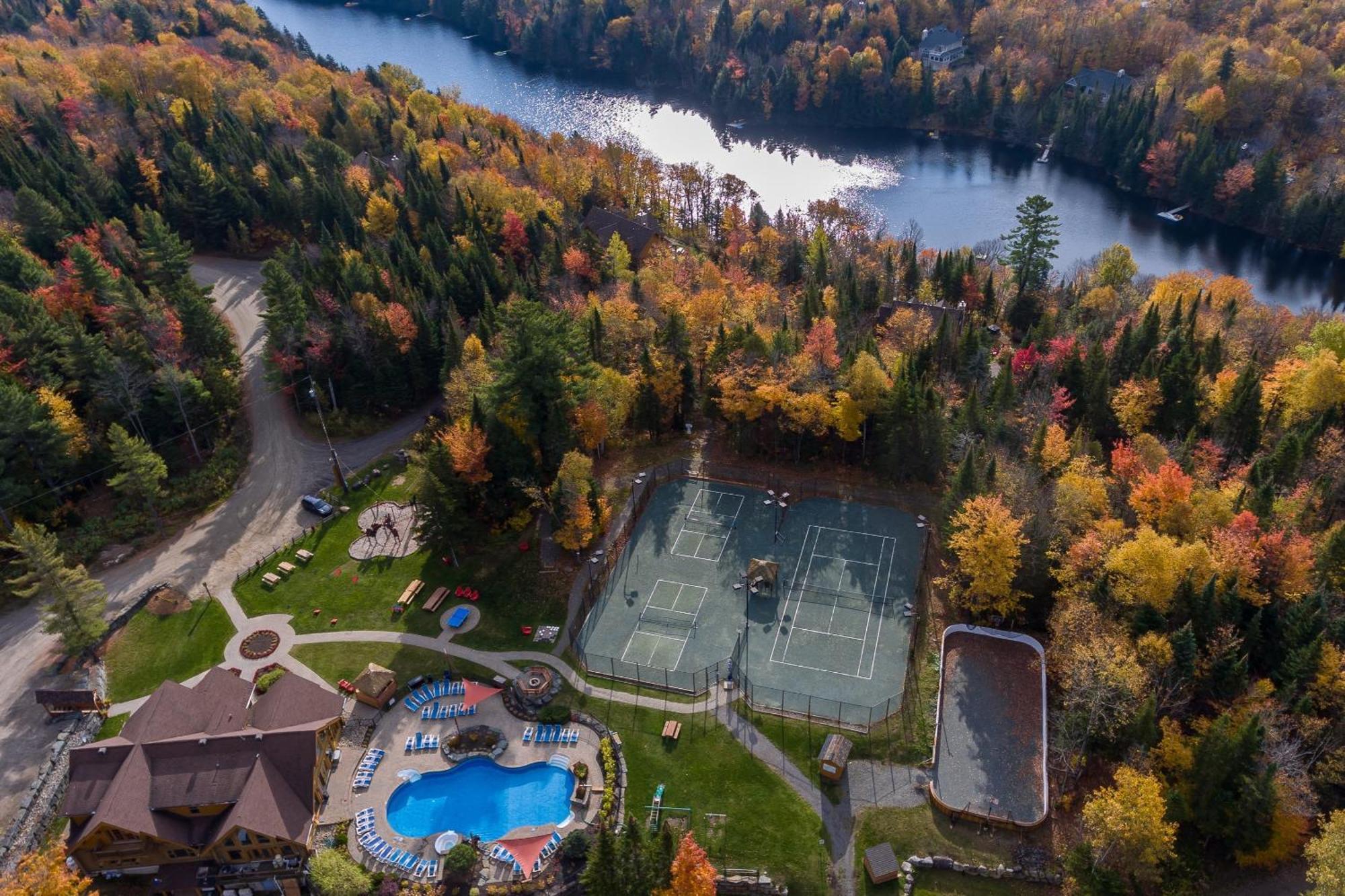 Mille-Isles Fiddler Lake Resort Chalet 76 Deer מראה חיצוני תמונה