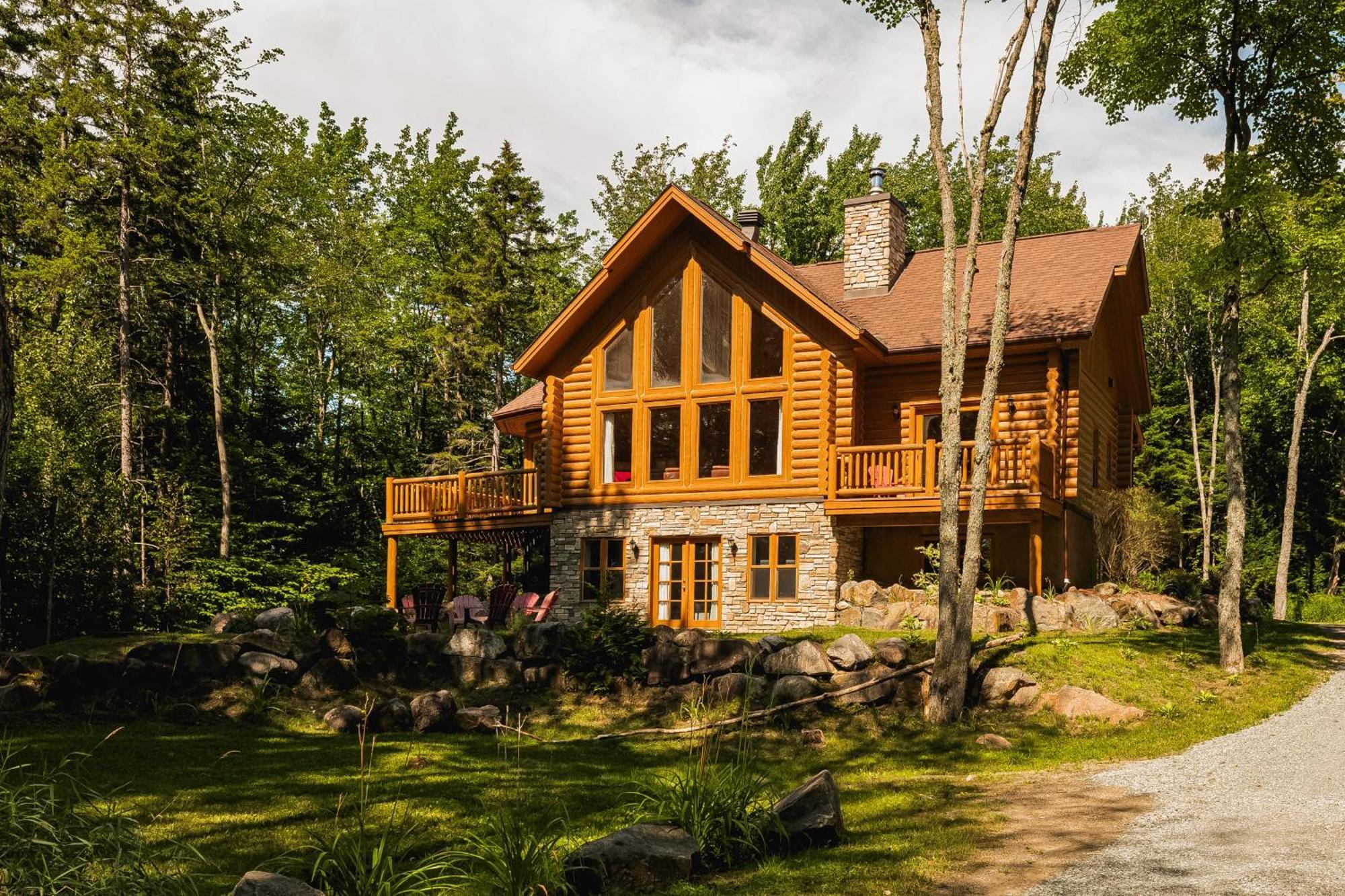 Mille-Isles Fiddler Lake Resort Chalet 76 Deer מראה חיצוני תמונה